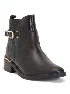 COMFORTFLEX Made In Brazil Leather Comfort Booties